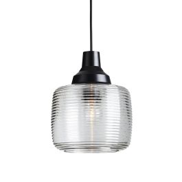 Lámpara Colgante "New Wave Stripe Clear" E27 Sin Bombilla Precio: 88.78999965. SKU: B1AZBYR3F6