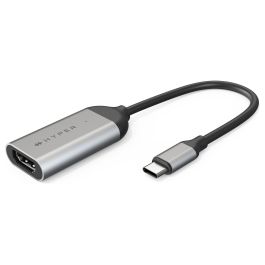 Targus HYPERDRIVE USB-C a HDMI 8K60Hz/4K1 Adaptador de Video Macho/Hembra Acero Inoxidable Compatible con MacBook iPad