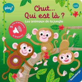 Ravensburger - Play + - Mi primer audiolibro Busca y encuentra - Shh ¿quién está ahí? animales salvajes - 13099033 Ravensburger - Play + - Mi primer audiolibro Busca y encuentra - Shh ¿quién está ahí? animales salvajes - 13099033