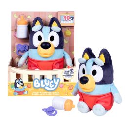 Moose 18967 Peluche Bluey Abrazos y Cuidado Baby Bluey 28cm con Pañal Biberón Chupete y 10 Sonidos para Niños +3 Años Precio: 30.50000052. SKU: B1AZXSQ5PC