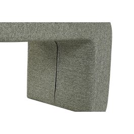 DKD Home Decor Descalzadora Scandi Verde 120x38x42 cm Poliéster/Metal (2 Unidades)
