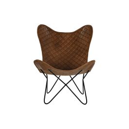 Silla Vintage DKD Home Decor Marron 75 x 91 x 76 cm