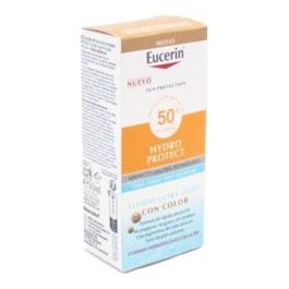 Eucerin Sun Protection Hydro Protect fluido con color SPF50+ #Medium 50 ml - Protector solar facial ultraligero para todo tipo de pieles Precio: 18.49999976. SKU: B1CGHPEZR5