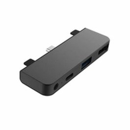 HYPER HD319E-GRAY Base Replicador de Puertos USB-C 3.2 Gen 1 para Portátil con HDMI, USB-A, Audio 3.5mm, PD 60W, Gris HYPER HD319E-GRAY Base Replicador de Puertos USB-C 3.2 Gen 1 para Portátil con HDMI, USB-A, Audio 3.5mm, PD 60W, Gris