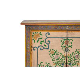 GINER Y COLOMER Comoda de Madera de Mango Pintada a Mano 2 Puertas Acabado Anticuario