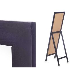 Giftdecor Espejo de Pie con Soporte de Madera 40 x 145 cm Negro