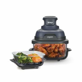 Ninja NIN0622356307741 Freidora sin Aceite CRISPI Portátil 1,4 L y 3,8 L - 4 Programas - 1700 W - Azul