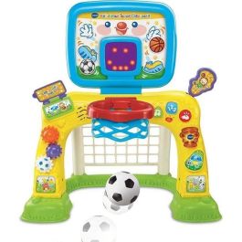 VTech Baby Multisport Interactive - Juguete 2 en 1 Baloncesto y Fútbol para Bebés de 12 a 36 Meses