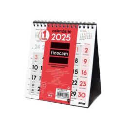 Finocam Calendario De Sobremesa Números Grandes XS-140x150 mm Neutro 2025