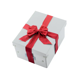 Caja Para Almacenamiento Leitz Click&Store 85% Carton Reciclado 7 Litros Pequeña 216X160X282 Mm Blanco