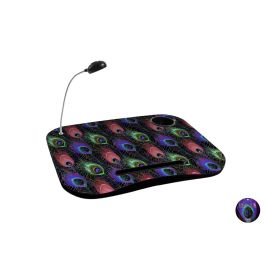 DKD Home Decor Bandeja Peacock Moderno Negro Multicolor 48 x 38 x 7 cm Precio: 10.54878. SKU: S3026513