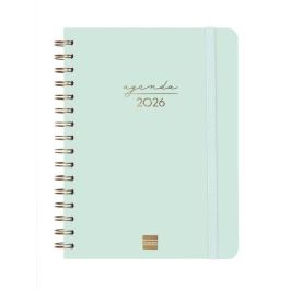 Agenda Anual (2026) Catalan Finocam Espiral Alma Wire-O Tapa Extra Con Goma E10 155X212 S/V Apais. Menta Precio: 10.50000006. SKU: B1GJHBERTC