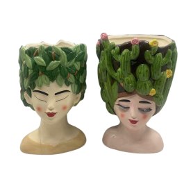 Macetero Tropical DKD Home Decor Verde 18 x 29 x 19 cm (4 Unidades) Precio: 130.5000004. SKU: B1AYJF64MZ