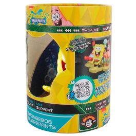 EXQUISITE GAMING Mini Cable Guy Bob Esponja - Soporte para Mando, Teléfono y Auriculares - Figura Coleccionable 11cm