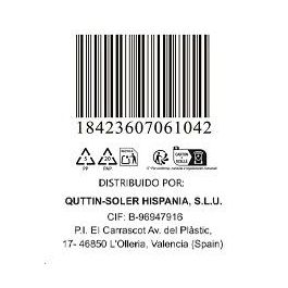 Quttin Cuchillo Sierra Multiusos 11 cm Black (36 Unidades)