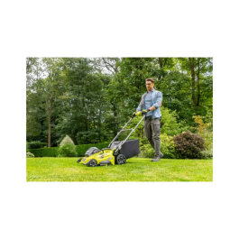 Ryobi RYO1704738964633 Cortacésped de empuje 36V, Corte Ø 40 cm, Recogida y Mulching, con 1 Batería 5.0 Ah y Cargador