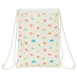 Bolsa Mochila con Cuerdas Safta Cabecitas Crema