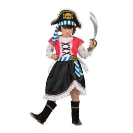 Disfraz pirata gorro, vestido con corpiño, chaleco y cinturón, y cubrebotas talla 10-12 y Precio: 28.69000024. SKU: B1785ALT2W