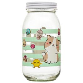 The Concept Factory Hucha Tarro de Vidrio Kawaii - Alcancía de Cristal Decorativa para Ahorrar Dinero, Diseño Coleccionable