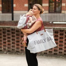 Childhome AAAIU33636 Bolso cambiador familiar de lona - Gris