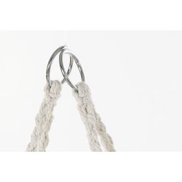 DKD Home Decor Silla Colgante Terraza Y Jardin Crudo Gris 62 x 123 x 82 cm