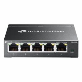 TP-LINK Omada ES205G Switch Gestionado 5 Puertos Gigabit con 4 Puertos PoE+, 65W, Integración con SDN, Sin Ventilador Precio: 58.49999947. SKU: B12RBG3L8J
