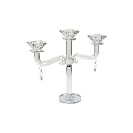 Candelabro Romimex Transparente Vidrio 27 x 28 x 9 cm Precio: 46.78999941. SKU: B195VY6JGK