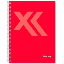 IMPREX Cuaderno Espiral Tapa Forrada Folio 80H 90 Gr 4x4 Rojo (Pack 4 Unidades) (4 Unidades) Precio: 8.94999974. SKU: B1GPKJQH22