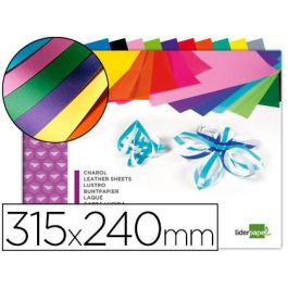 Bloc Trabajos Manuales Liderpapel Charol 240x315 mm 10 Hojas Colores Surtidos