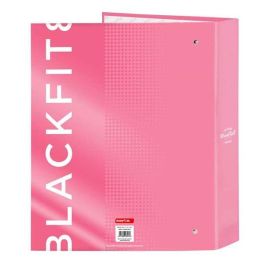 Carpeta de anillas BlackFit8 Glow up Rosa A4 27 x 33 x 6 cm Carpeta de anillas BlackFit8 Glow up Rosa A4 27 x 33 x 6 cm