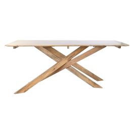 DKD Home Decor Mesa Comedor Natural Mango 180 x 76 x 90 cm