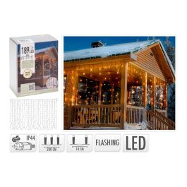Home & Styling Cortina LED 189 Luces Blanco Cálido 2x0,7m Efecto Flash Precio: 31.69000043. SKU: S7908000