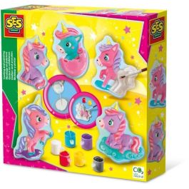 Moldear y pintar - Unicornios bebés - Pasatiempos creativos - SES CREATIVE - Moldea y pinta 5 unicornios diferentes. Precio: 25.4999998. SKU: B1BR2LELQ4