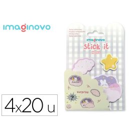 Imaginovo Bloc Notas Adhesivas Surprise Pegatina Sorpresa 20 Hojas Tamaños Surtidos Morado Precio: 1.49999949. SKU: B1DLGT27LG