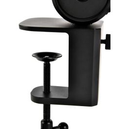 Cherry MA 6.0 uni Soporte de Escritorio para Micrófono con USB-HUB Integrado, Negro, Aluminio, USB