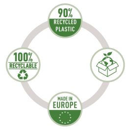 Fundas Leitz Transparente A3 Reciclado 25 Unidades