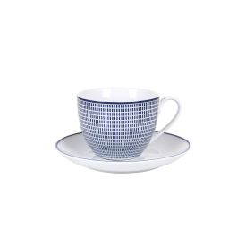 Set 2 Tazas Diana 200 cc con Plato - Porcelana Extra Blanca - Santa Clara (6 Cajas) Set 2 Tazas Diana 200 cc con Plato - Porcelana Extra Blanca - Santa Clara (6 Cajas)