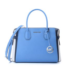 Bolso Bandolera Michael Kors Mercer Azul 32 x 22 x 12 cm