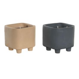 DKD Home Decor Vela Urban Decorativa para Hogar de Cemento y Cera, Colores Beige y Azul Surtidos - 9x9x9 cm, 120g c/u con 2% Perfume - Pack 12 Unidades Precio: 65.94999972. SKU: B1442DYKFJ