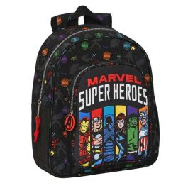 Mochila Infantil The Avengers Super heroes Negro (27 x 33 x 10 cm) Precio: 32.9362. SKU: S4307847