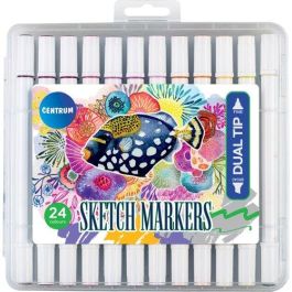 Rotulador Centrum Marker Para Bocetos Doble Punta Estuche De 24 Precio: 10.50000006. SKU: B1EPTTM7PY