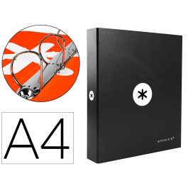 Antartik Carpeta 4 Anillas 40 mm Mixtas A4 Forrada Negro Precio: 11.49999972. SKU: B1K5V3M9SN