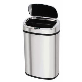 Kitchen Move Majestic Cubo de Basura Automático para Cocina 68L - Sensor Infrarrojos, Acero Inoxidable Negro