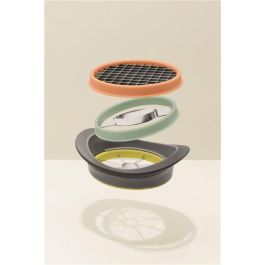 Berghoff 3950020 Set Cortador Frutas y Verduras Rápido, Seguro y Fácil con Cuchillas Intercambiables de Acero Inoxidable