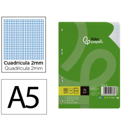 Liderpapel Recambio A5 100 Hojas 75gr Milimetrado Sin Margen 6 Taladros Precio: 1.9844. SKU: B14V8J97P2