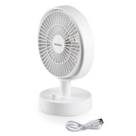 Domo DOM5411397173164 Ventilador de mesa con batería Li-ion 5V Recargable USB 15 cm de diámetro 10 velocidades Precio: 43.88999967. SKU: B1KHKFCJ5Z