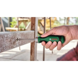 Bosch BOS4053423302233 Destornillador de Carraca con 12 Puntas