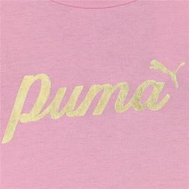 Camiseta de Manga Corta Infantil Puma Essentials+ Script Metallic G