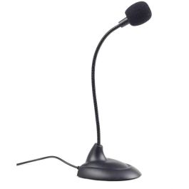 Gembird MIC-205 Micrófono de Mesa para PC Omnidireccional con Conexión Alámbrica 3.5mm – Negro