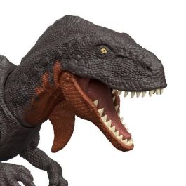 Jurassic World Jgb91 Dinosaurio Wild Roar Abelisaurus con Sonido y Ataque, Figura de Acción Rebirth para Niños +4 Años
